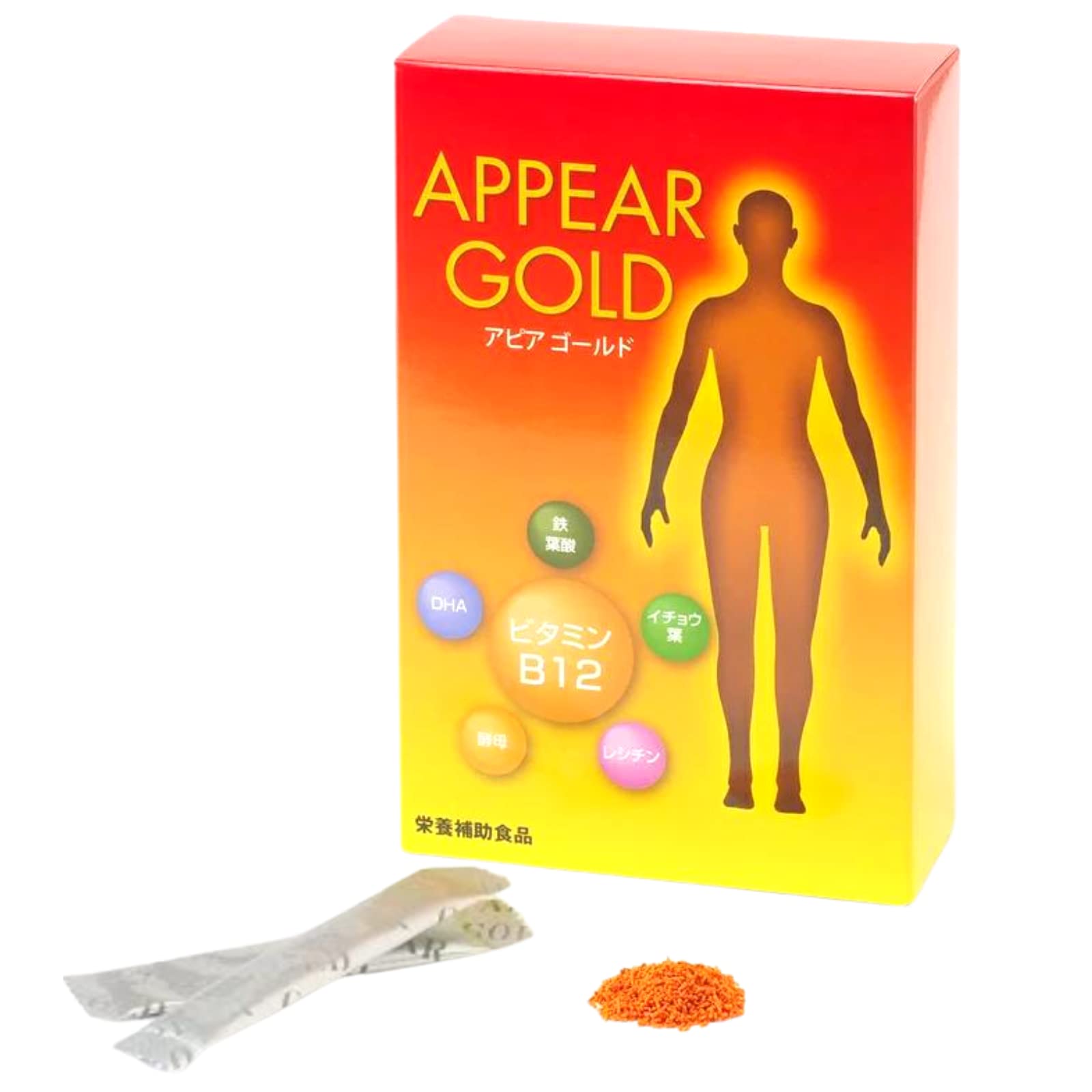 アピアゴールド 84ｇ(1.4ｇ×30包×2) ※サンプル5包付き ビタミンB12 粉末 サプリメント ミネラル 鉄 葉酸 酵母エキス  ジュエルビューティー